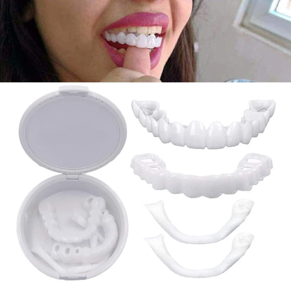 Зубы Perfect Smile Виниры Отбеливающие зубные протезы Временные накладные зубы Крышка