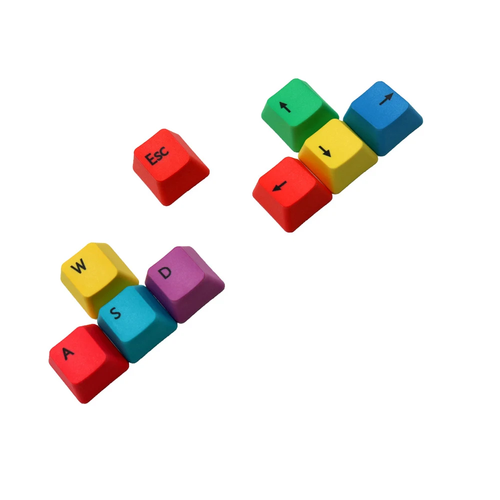 Механическая клавиатура PBT Keycaps OEM Profile RGBY 9 клавиш для Cherry GK61 Anne Pro 2 SK61 PC Gamer - купить