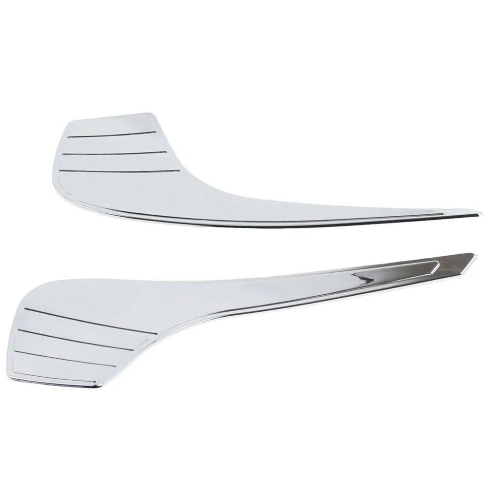 

Motorcycle Chrome Tri-Line Fairing Accents ABS Plastic For Harley Touring 14-16 Electra Glides Street Glides & Trike Models