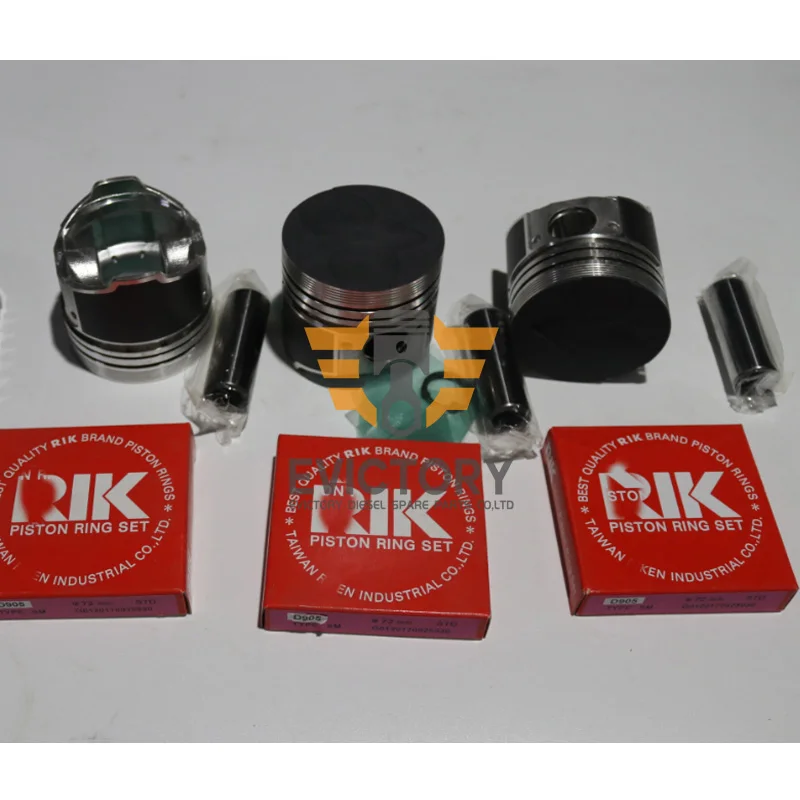 

Ffor kubota D905 overhaul piston ring engine bearing head gasket cylinder kit