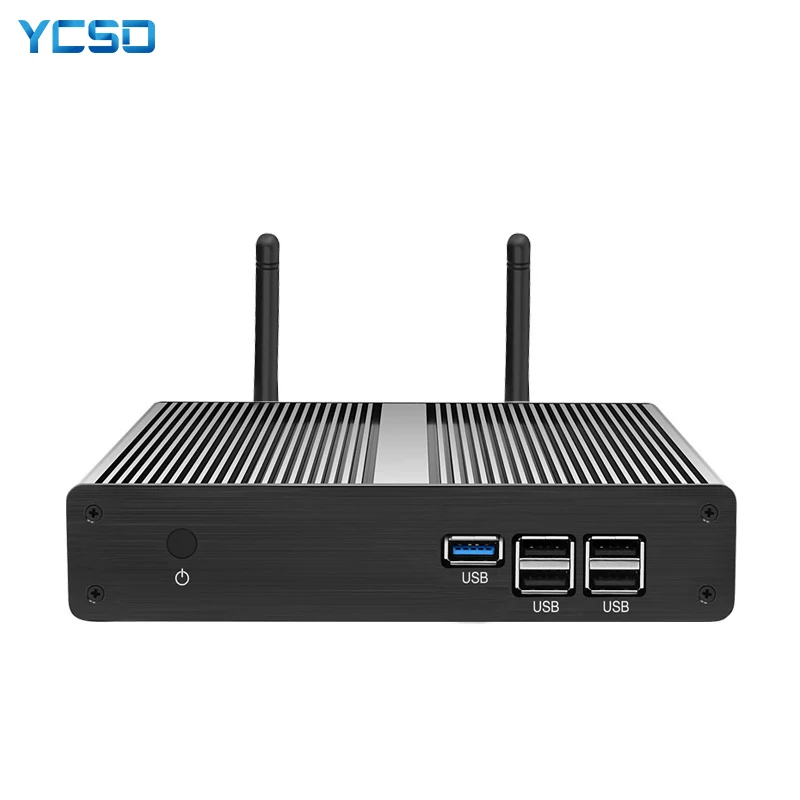 YCSD мини ПК Intel Celeron N2930 с четырёхъядерным процессором ОС Windows 10 Gigabit Ethernet 300 Мбит/с Wi
