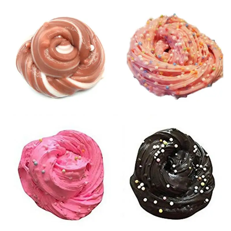 11 цветов 60 мл радужные пушистые Хрустящие бусины из пеноматериала хрустальные