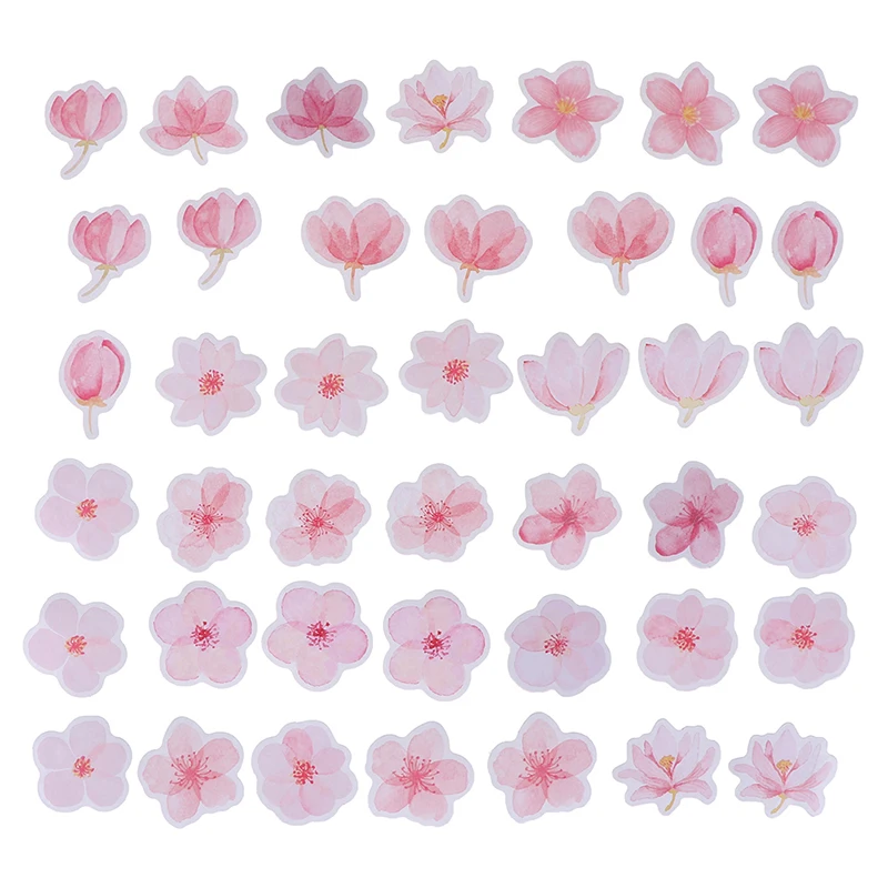 

45pcs/pack Cherry Words Bullet Journal Decorative Stickers Adhesive Stickers DIY Decoration Diary Stationery Stickers