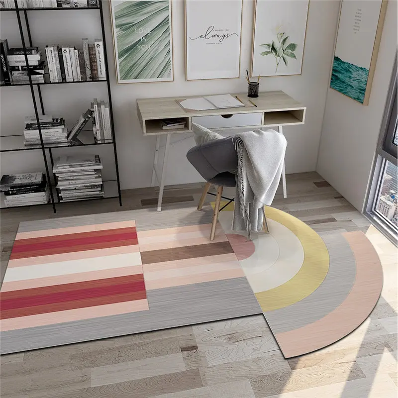 Ковер в форме цветка креативный дизайн ковер для пола спальни коврик офисного