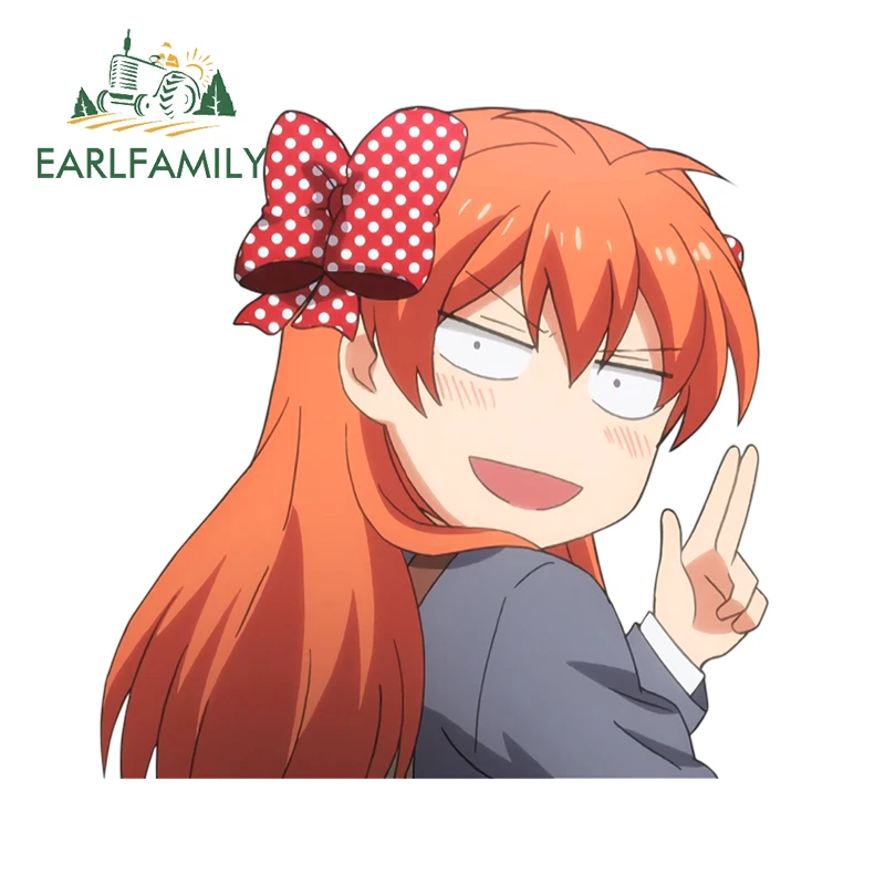 

EARLFAMILY 13 см x 13 см для ежемесячных девушек Nozaki-kun наклейки на автомобиль наклейки на мотоцикл водостойкие забавные граффити Декор