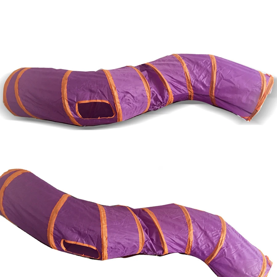 Забавная игрушка для кошек игровой тоннель с 3 отверстиями складные Складные