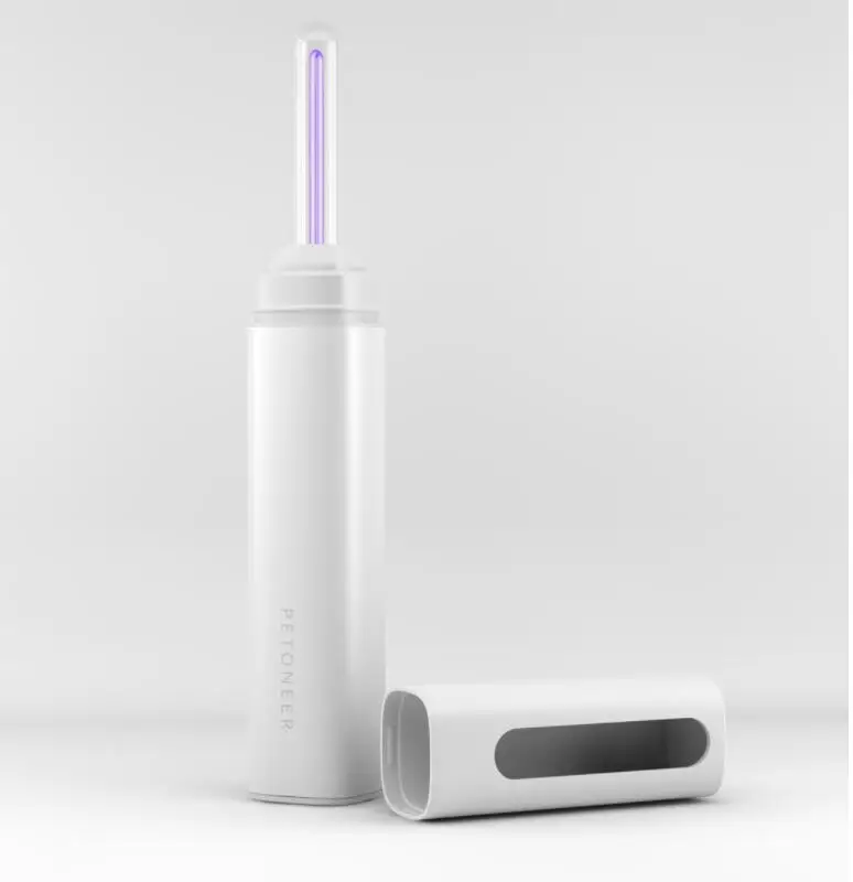 White Xiaomi Mijia Paini портативный УФ стерилизация ручка USB дезинфекция коробка антибактериальный дезодорант УФ Интеллектуальный стерилизатор Pet - Цвет: White