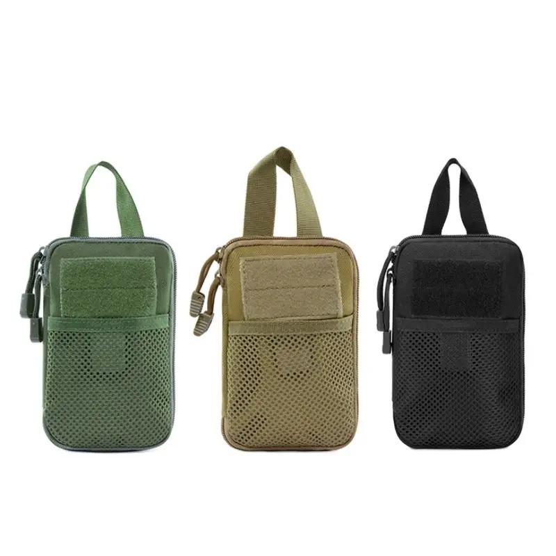 Tactical Hanging Bag CS Accessory Bag Camouflage Small Waist Bag Military Fan Sports Tactical Waist Bag Running Mobile Phone Bag