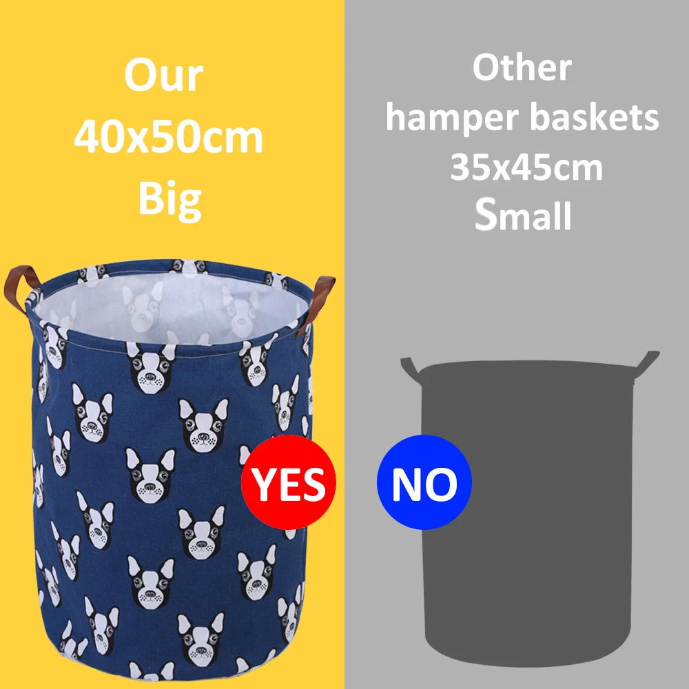 Мультяшная водонепроницаемая корзина для белья с рисунком фламинго хранения