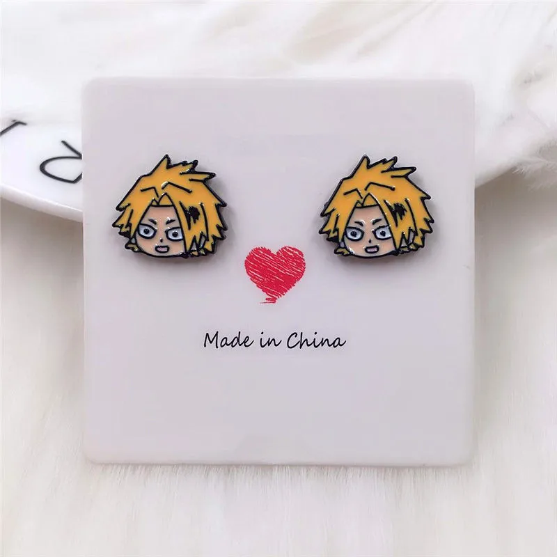 Мой герой серьги Косплей металла шпильки ювелирные аксессуары ‒ серёжки серьга|