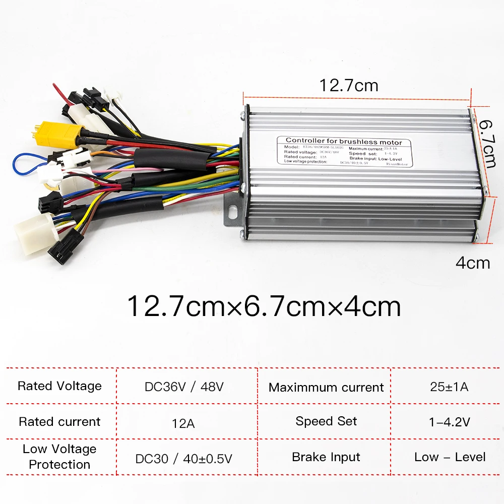 Контроллер KT 24V 36V 48V контроллер электровелосипеда 350W 500W 750W 1000W 1500W с экраном LCD5 LCD4