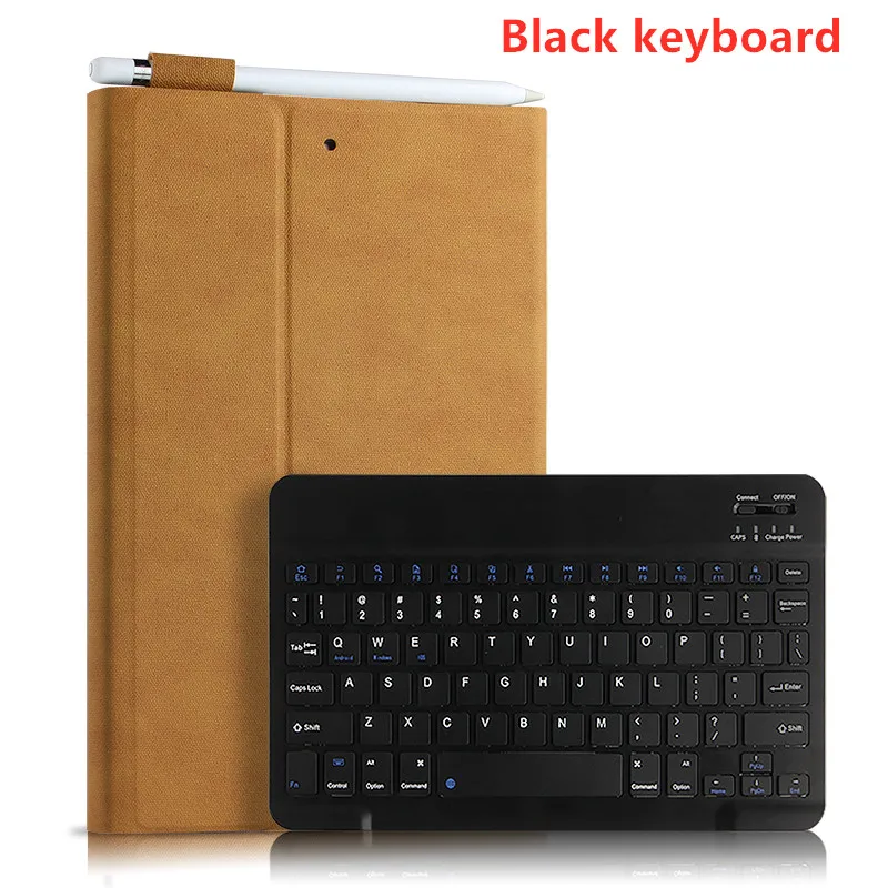 brown Чехол для iPad Mini 5, защитная Беспроводная Bluetooth клавиатура, защитный чехол для iPad Mini 4 mini5 7,", чехол для планшета - Цвет: brown