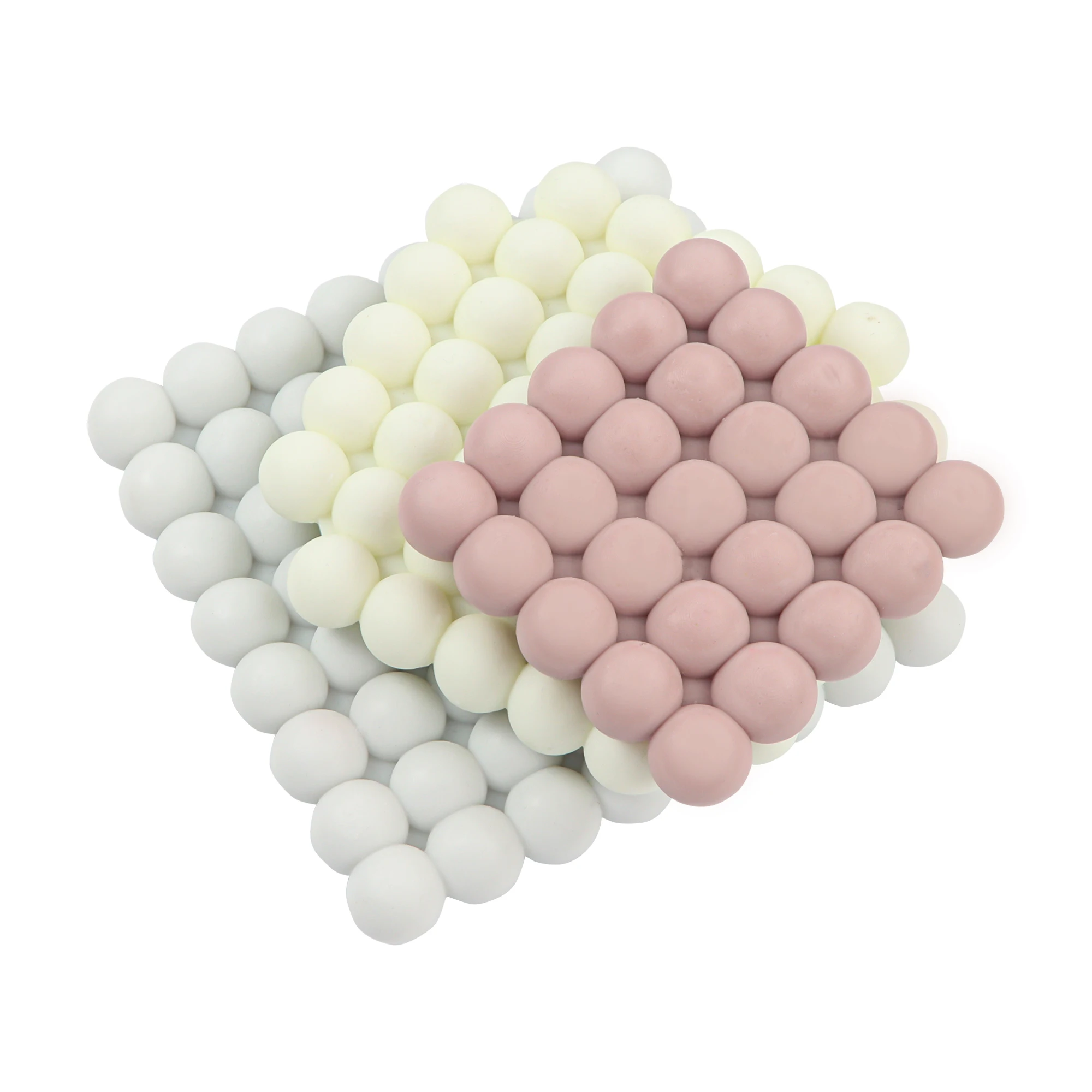 

Simple High Quality 3D Candle Mold DIY Elegant Crafts Pearl Cement Board Free from Spills Silicone Soap Mould Room Ornaments