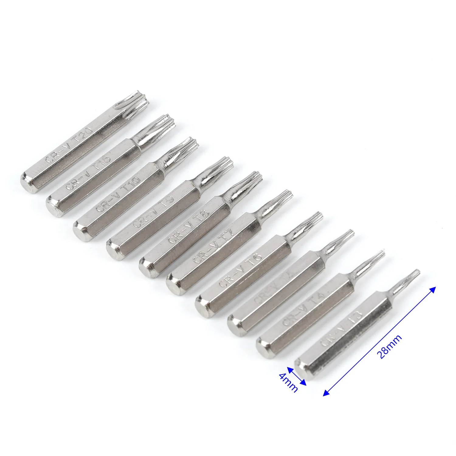 

10 Pcs Screwdriver Bit Set Hex Security Magnetic Head 28MM Screws Driver Bits