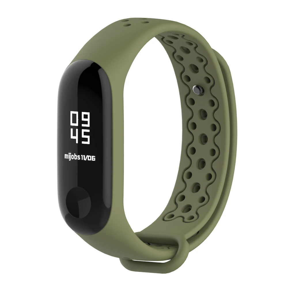 Спортивный силиконовый ремешок Mijobs для Mi band 3 умных часов Xiaomi браслет Correa