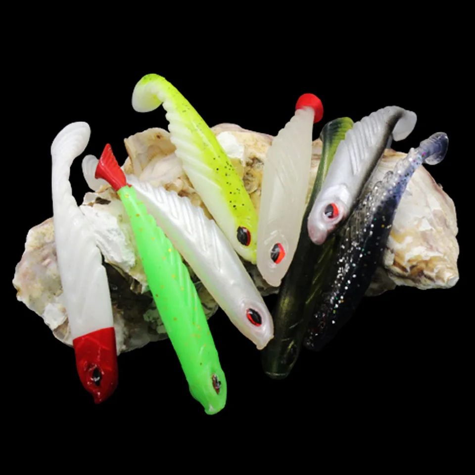 WALK FISH 5 шт./лот Мягкая приманка в виде гольяна свимбейт для рыбной ловли 70 мм 2 6 г