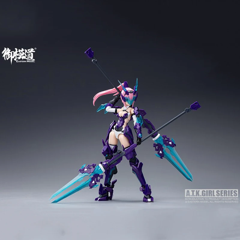 

Japanese anime Kotobuki model ATKGIRL Frame Arms Girl Four Symbols 1/12 Green Dragon GUNDAM Action Toy Figures Kits Gifts