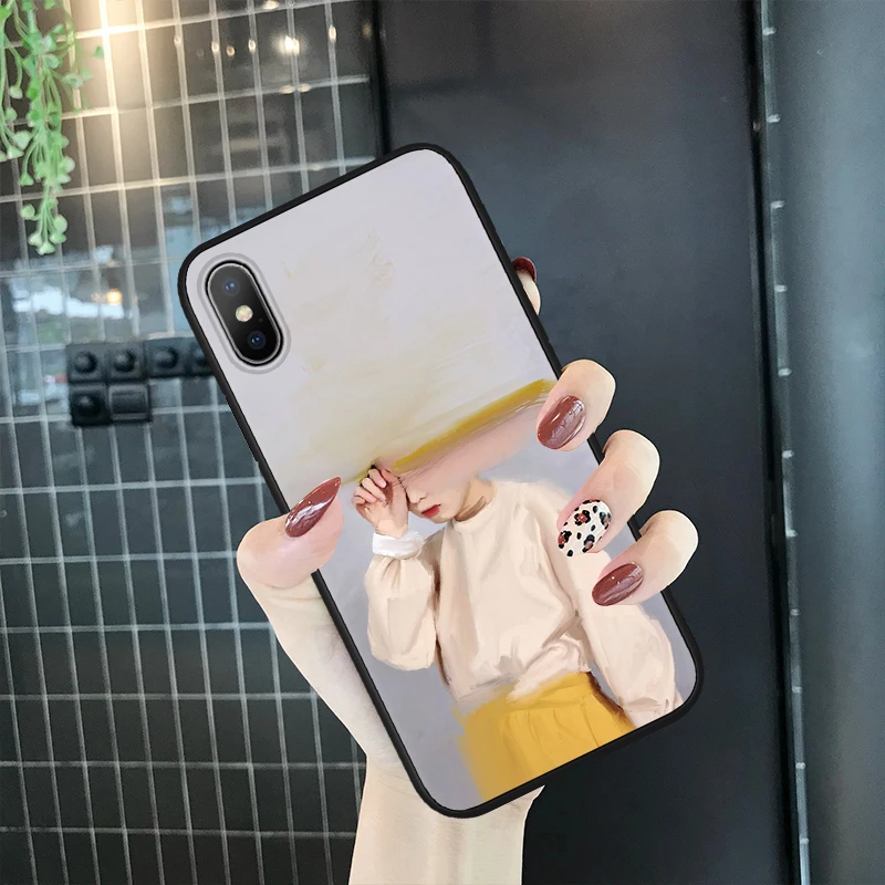 Чехол для Coque iPhone 11 Pro Max XS XR X 7 8, 6, 6 S, Plus, для samsung A51 A71 A40 A50 A70 J3 J5 J7 S7 S8 S9 плюс Чехол художественным - Цвет: rouyannv