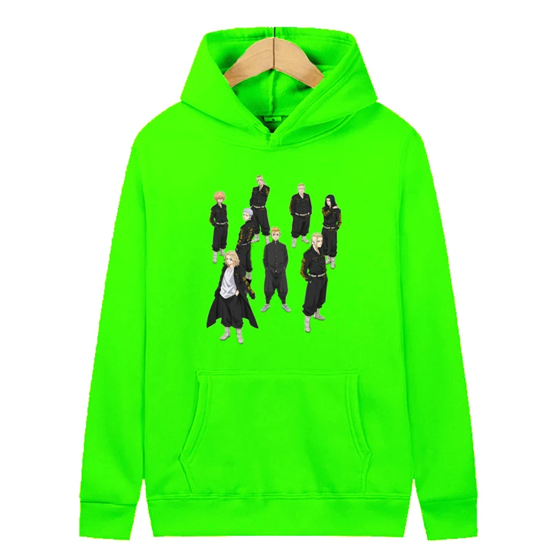 

Autumn Winter New Hot Sale Anime Tokyo Avengers Print Unisex Men Women Sportswear Loose Pullover Clothes Sweatshirt Casual Top