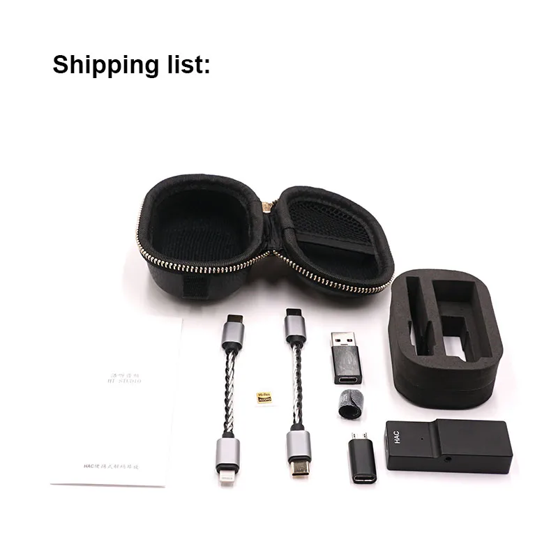 

AK4493 DAC Portable Decoding Headphone Amplifier Type-c3.5mm/2.5mm/4.4mm OPA1612 Op T0226