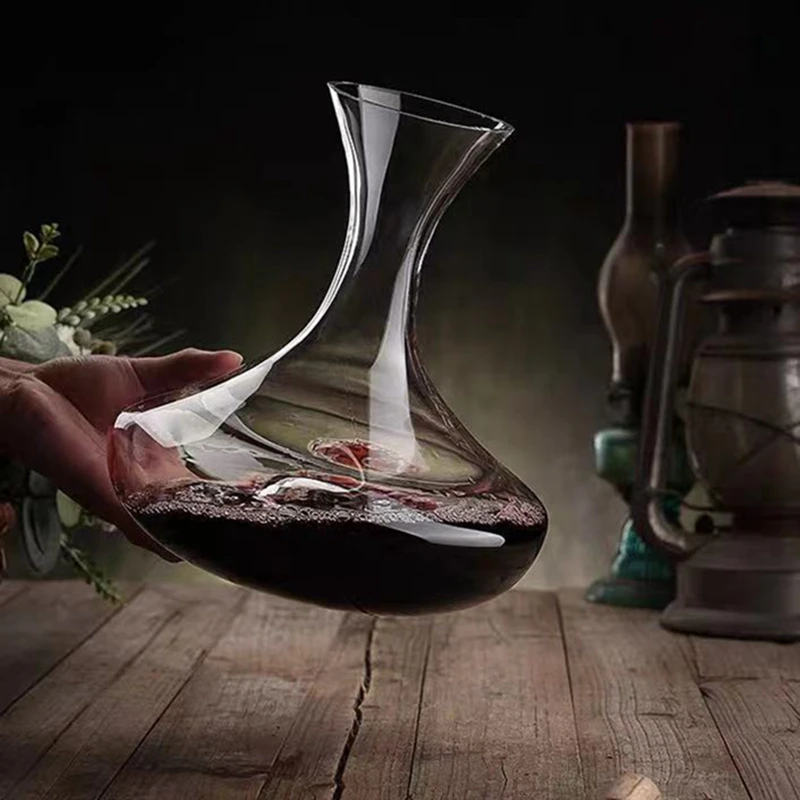 

European Style Crystal Wine Unleaded Decanter Home Glass Wine Pot Dispenser Personalized Creative Wine Set