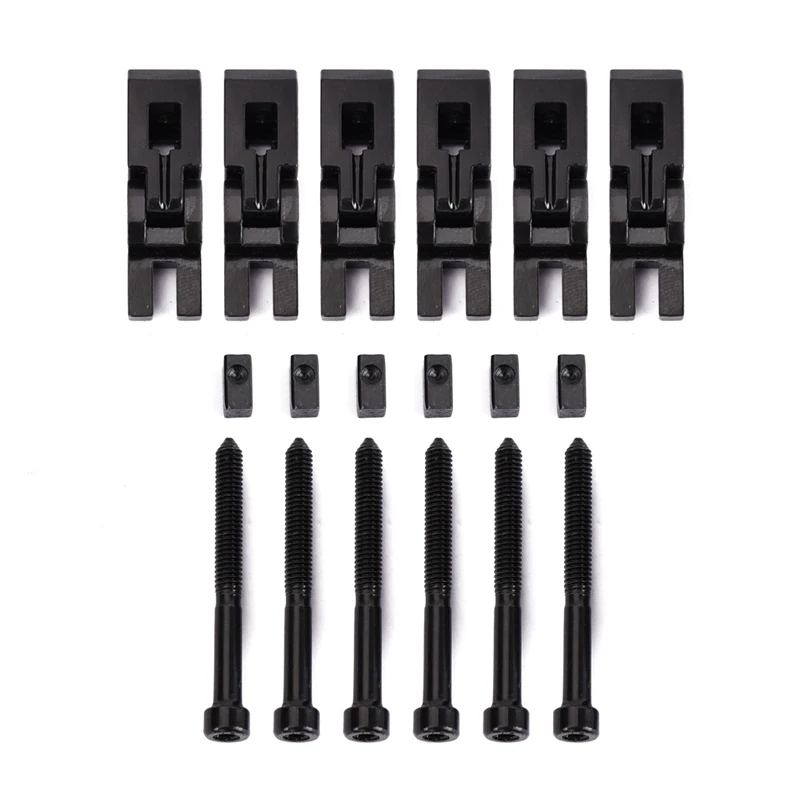 6 шт. Металлические гитарные скрепленные седла для Floyd Rose Tremolo Bridge запчасти|Детали