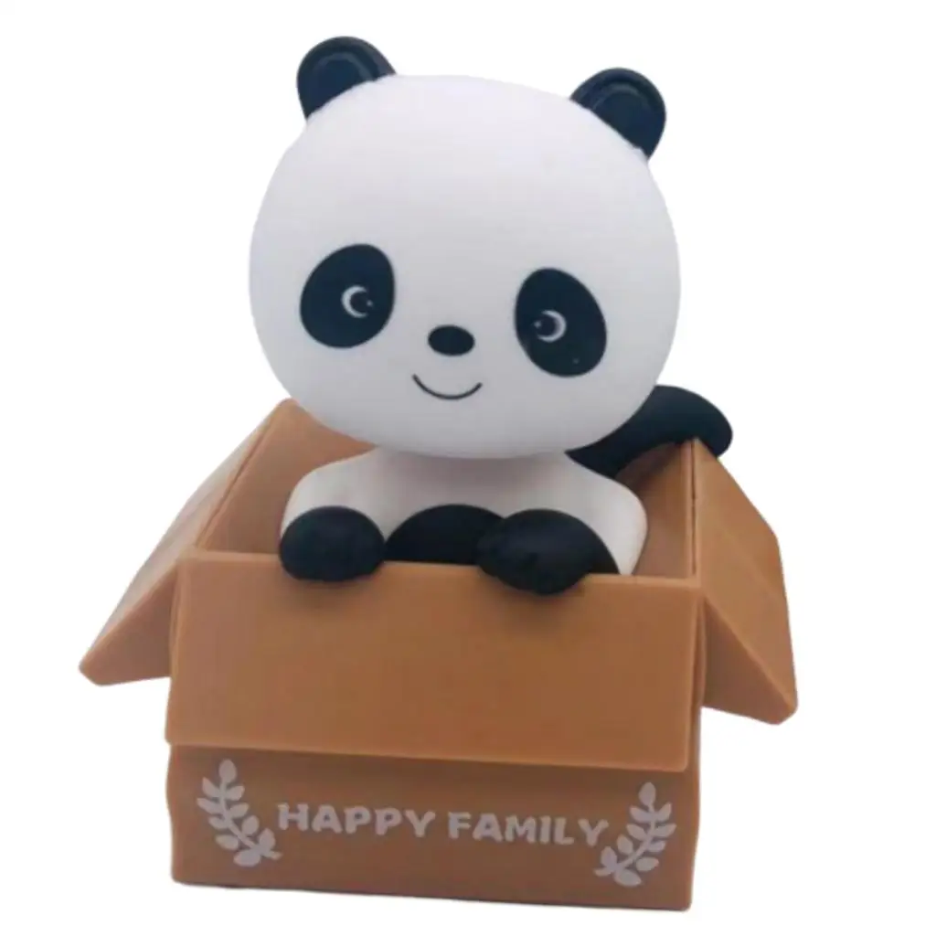

Solar Dancing Panda in Box Swinging Animated Bobble Dancer Toy Car Decoration