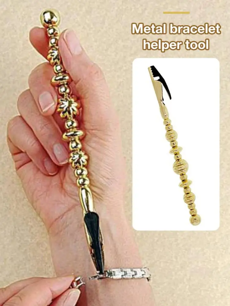 Золотые повязки Helfer экстремальные Руки помощи Werkzeug Hilft Frauen Mit Schmuck Verschluss Handmade Buddy