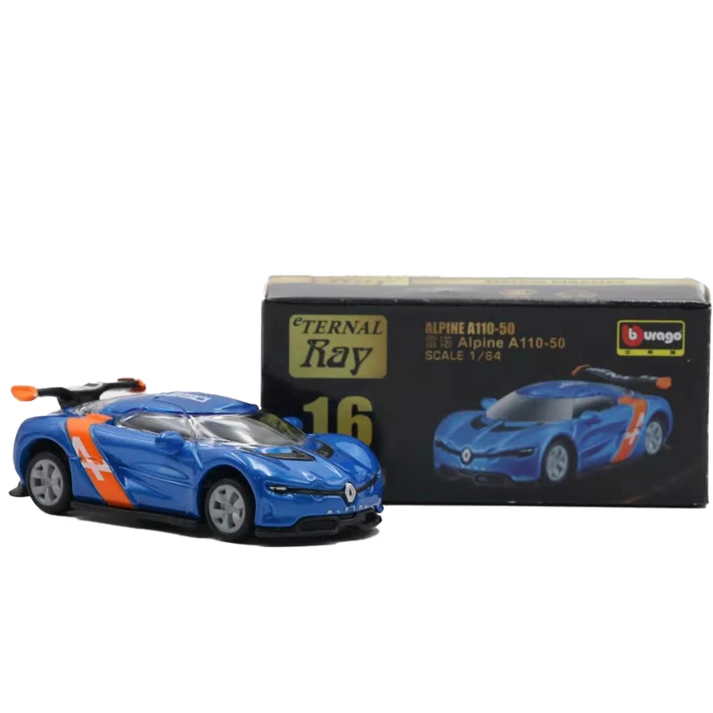 

1:64 Bburago Eternal Ray Renault Alpine A110-50 blue Diecast Model Car