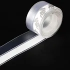Прозрачная ветрозащитная силиконовая уплотнительная лента, уплотнительная лента для дверей и окон, звукоизоляция, наклейка на лобовое стекло