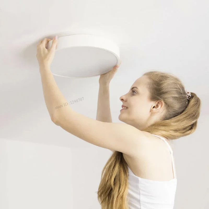 (From Russian) Yeelight LED Ceiling Light 5 Mins Cozy Moonlight IP60 Dustproof Work With MI Home App WI-FI Enabled | Электроника