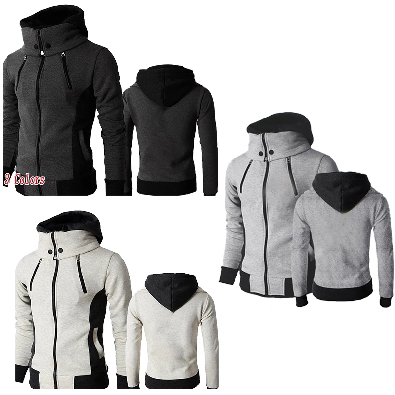 Мужские куртки толстовки пальто повседневные свитшоты на молнии мужской теплый
