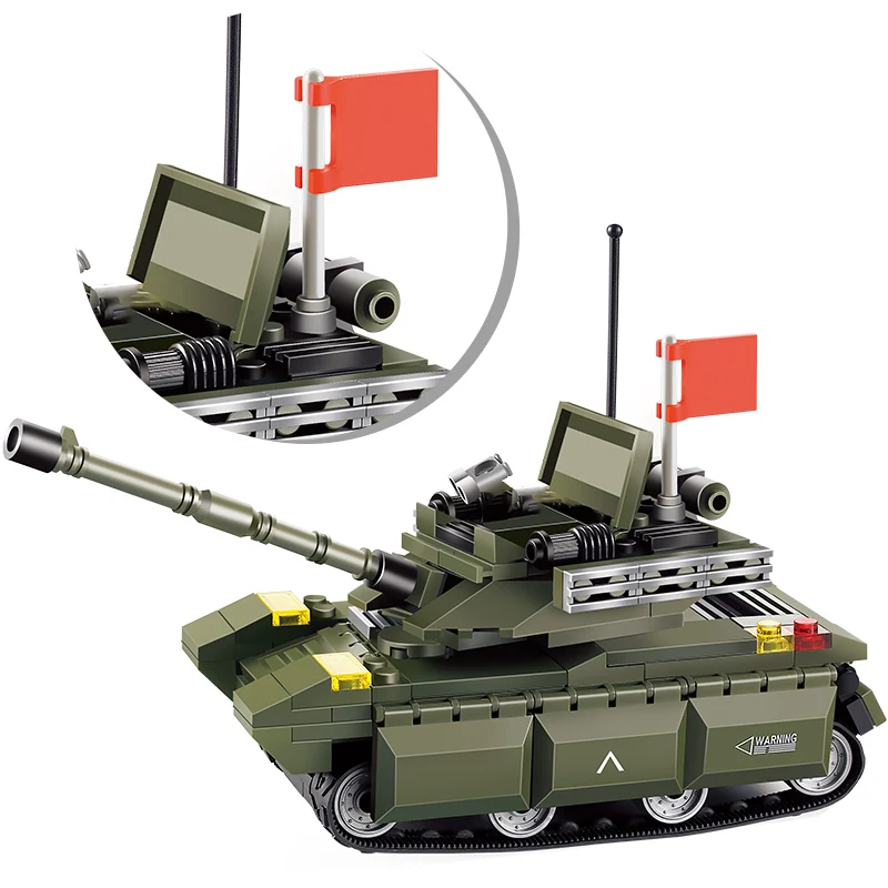 Военный Тип 99 главный боевой танк модель строительные блоки Legoingly WW2 Танк