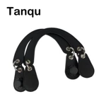 Tanqu выразительная изогнутая кожаная съемная ручка для ремня, Классическая мини-сумка Huntfun, квадратная сумка, городская шикарная женская сумка O Bag