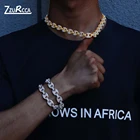 Мужская цепочка со стразами, в стиле хип-хоп, 2021