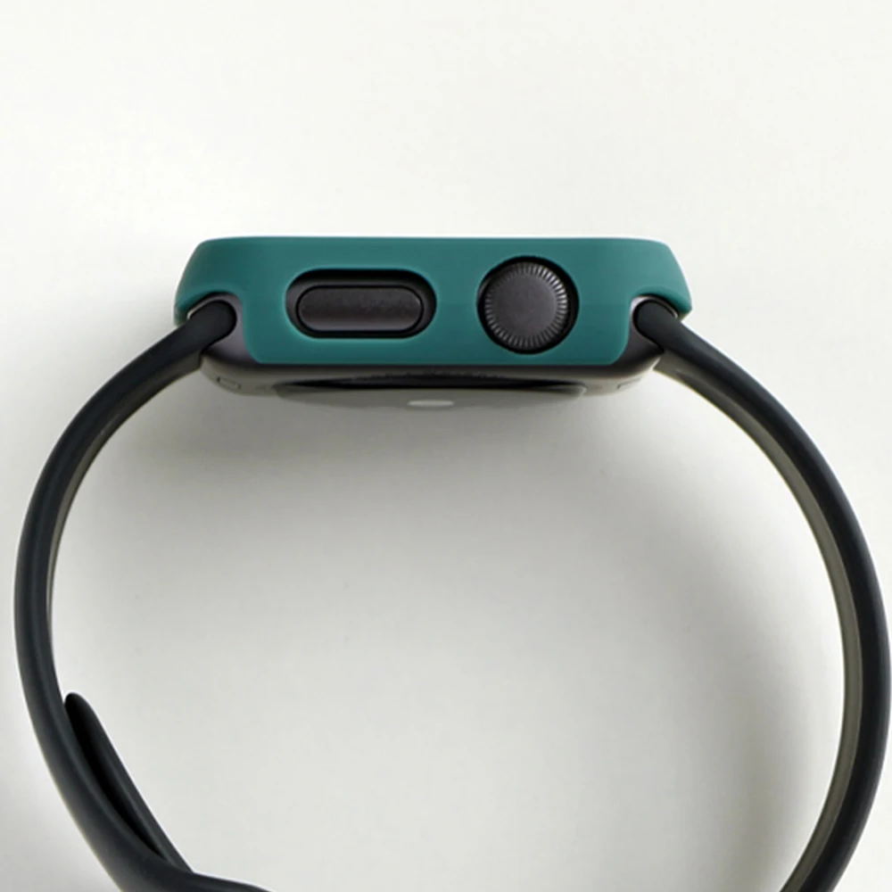 Чехол с полным покрытием для Apple Watch Series 6 5 4 3 2 1 SE iWatch бампер жесткая рамка чехол