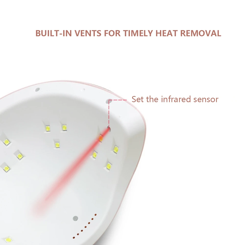 USB УФ лампа светодиодный светильник для ногтей 54 Вт Сушилка 18 s сушилка