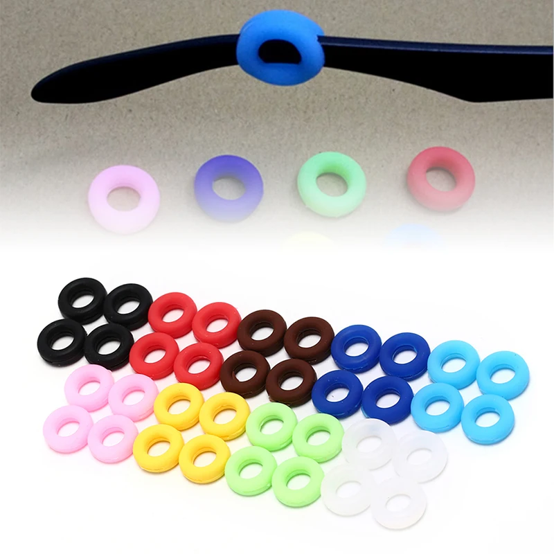 

1/2 Pairs New Multicolor Silicone Round Glasses Ear Hooks Eyeglasses Sports Temple Tips Anti Slip Silicone Grips High quality