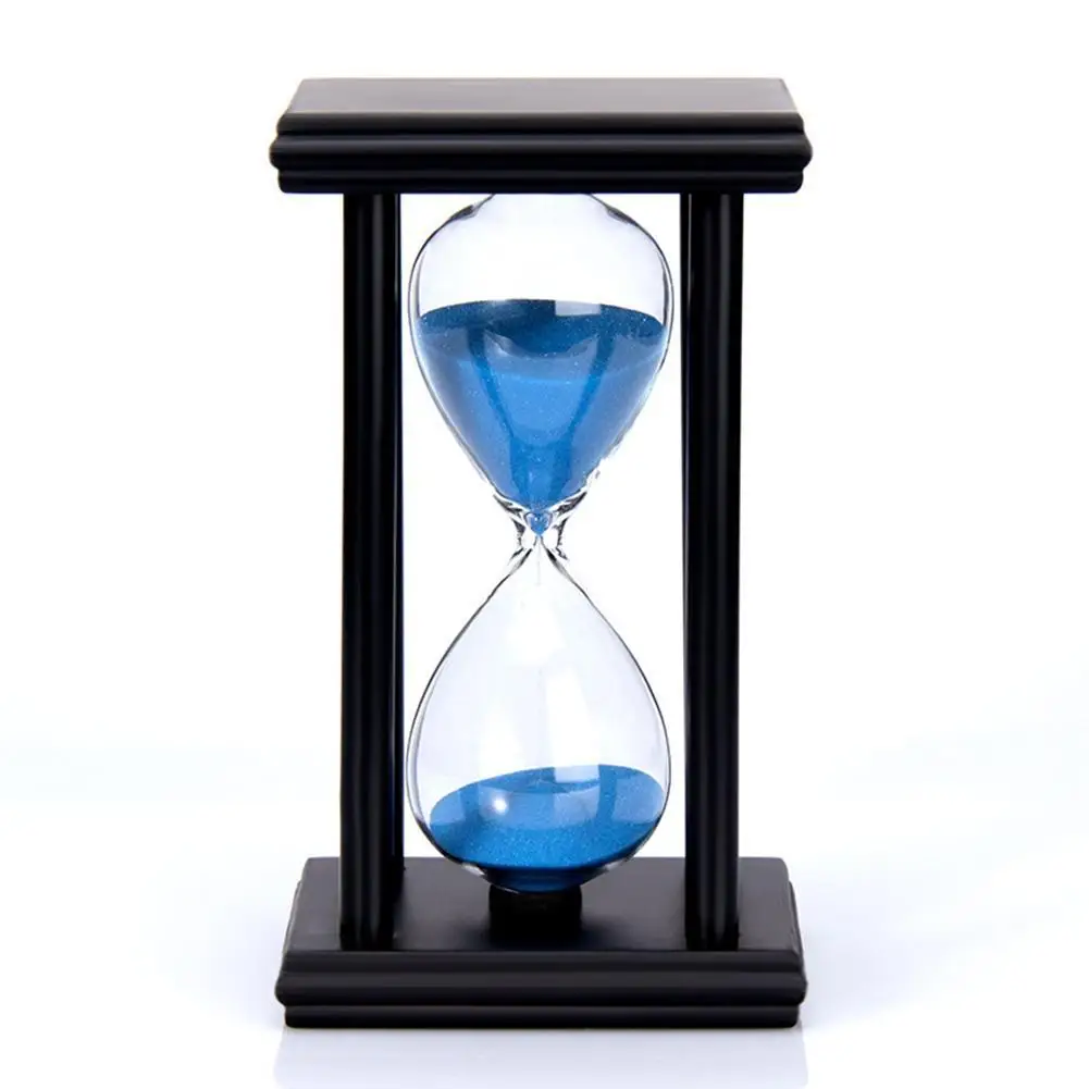 

80% New Arrival 2021 45/60min Wooden Sand Clock Sandglass Hourglass Timer Kitchen School Home Decor