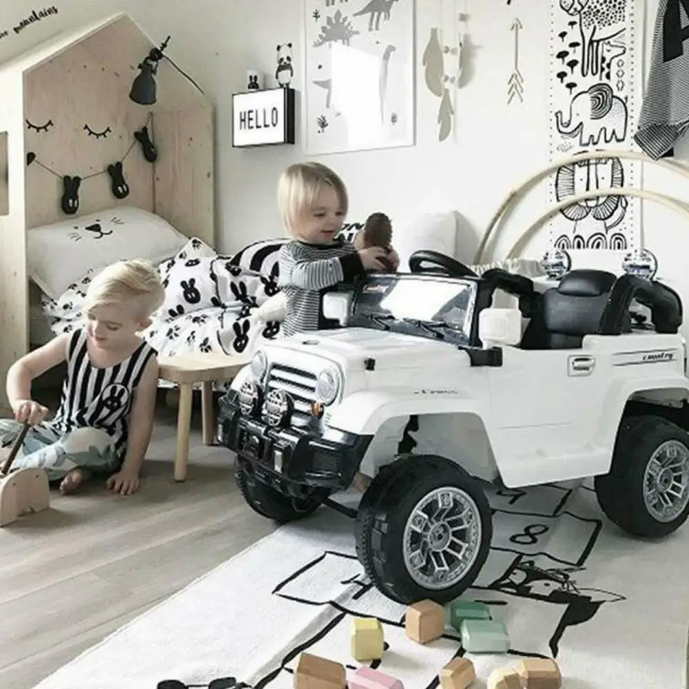 Игровой коврик для детей Детский спортивный ползания с цифрами экологическими