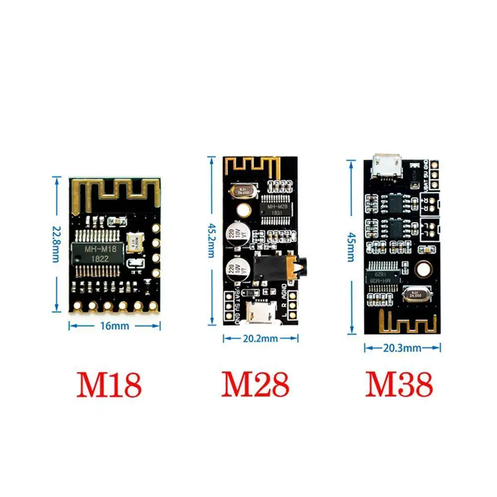 Беспроводная плата ресивера Bluetooth MH-MX8 M18/M28/M38 BLT 4 2 стерео без потерь Hi-Fi MP3 декодер
