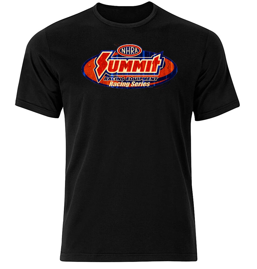 Серия Summit Racing-графическая хлопковая футболка с короткими и длинными рукавами Homme