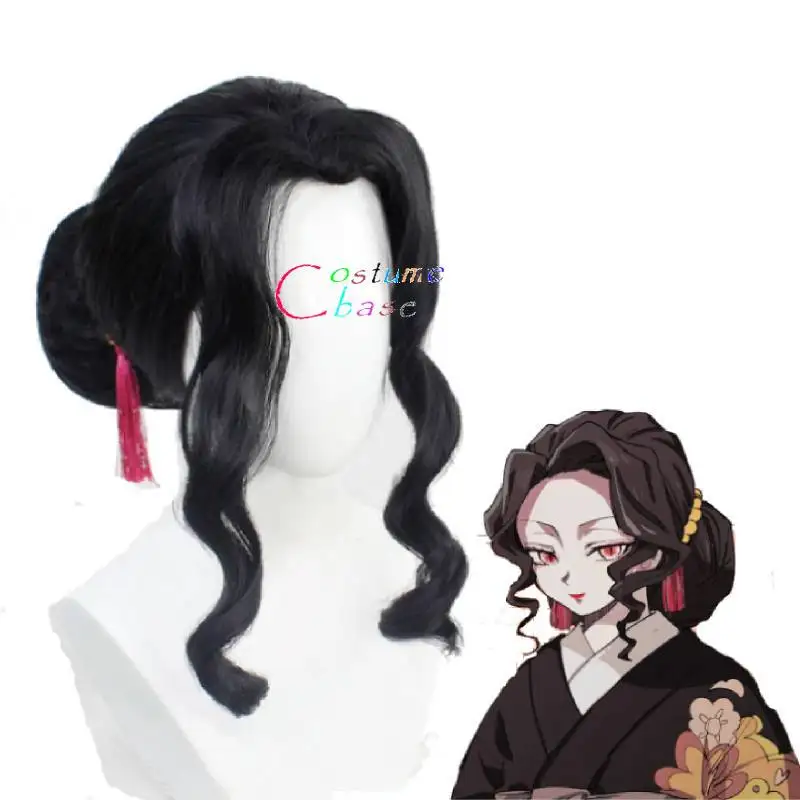 Женский парик для косплея Demon Slayer Kimetsu No Yaiba Kibutsuji Muzan волос + Бесплатный