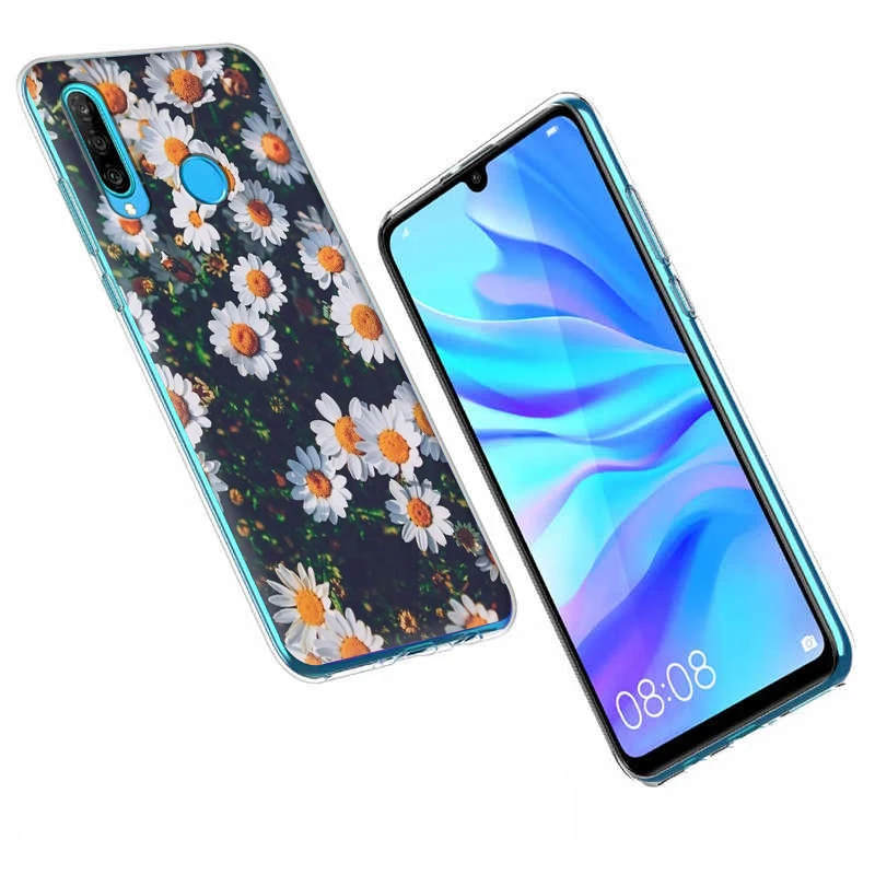 Силиконовый чехол для Huawei Honor 20 20S Note 10 9X 9 8A 8X 8C 8 7X 7A 7C 6A Lite Pro с летними маргаритками