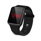 Часы наручные женские электронные, модные светодиодные цифровые повседневные Простые с силиконовым ремешком, A001