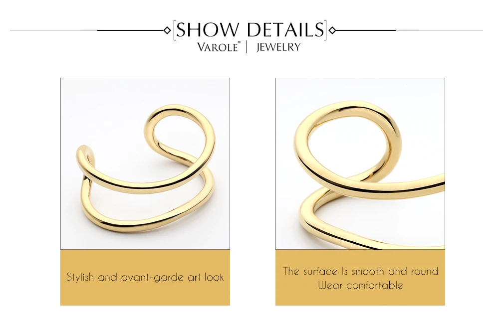 

New Style Gold Color Cuff Bracelets & Bangles Women High Quality Stainless Steel Bracelet Love Bangle Jewelry