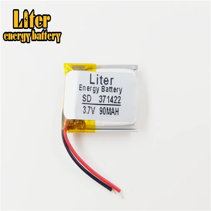 3 7 V литиевая батарея 371422 P371422 90MAH MP3 Bluetooth Батарея | Электроника