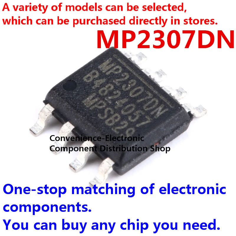 5 шт./упак. MP2307DN SMD патч MP2307DN-LF-Z DC-DC устройство управления электропитанием чип 3A 23V 340 кГц лапками углублением SOP-8