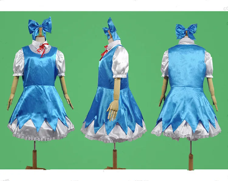 

Game Touhou Project Kirisame Marisa Cosplay Costumes Cute Blue Formal Dress Unisex Party Role Play Clothing Custom-Make Any