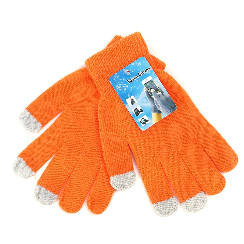 Новые зимние женские перчатки для полных пальцев мужские и сенсорного экрана